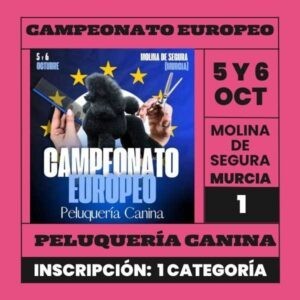 Inscríbete en el Campeonato Europeo de Peluquería Canina y muestra tu talento. Participa en este prestigioso evento y compite con los mejores estilistas caninos de Europa.